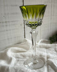 Taça Cristal Verde Baccarat